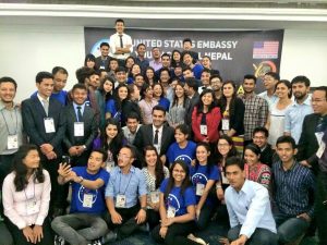 With U.S. Ambassador to Nepal