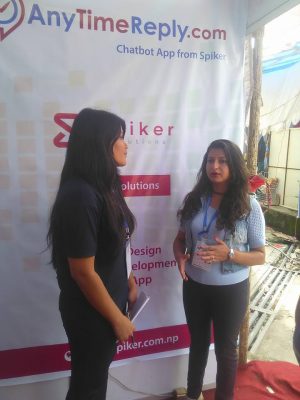 Interview about Spiker's product AI based chatbot AnyTimeReply