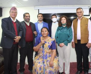 With Province Minister at D-Tech's product launch